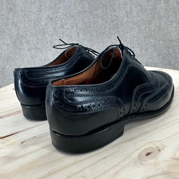 Allen Edmonds Fairhaven Leather Wingtip Brogue Oxford Dress Shoes Mens 8.5 D - Picture 7 of 15